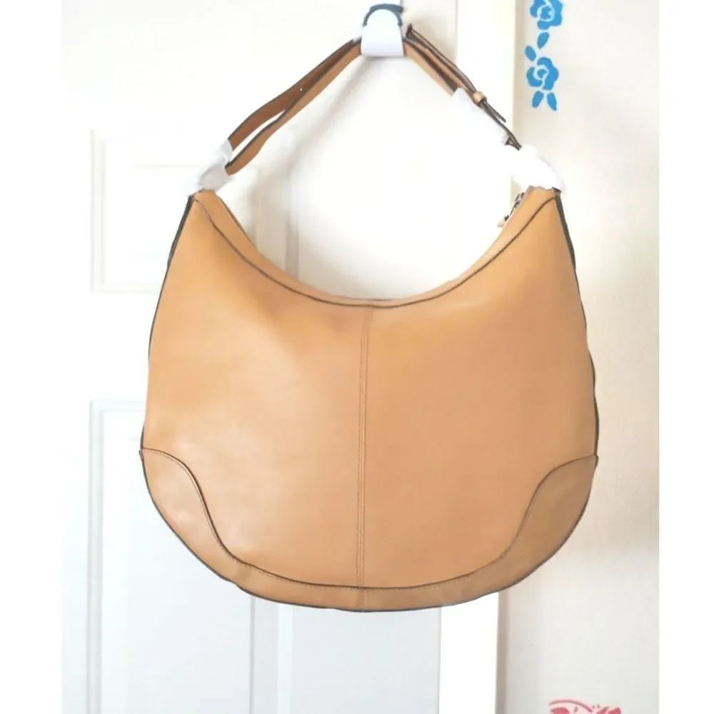 New! FRYE Melissa Woven Leather Scooped Hobo Bag Handbag Adjustable Strap